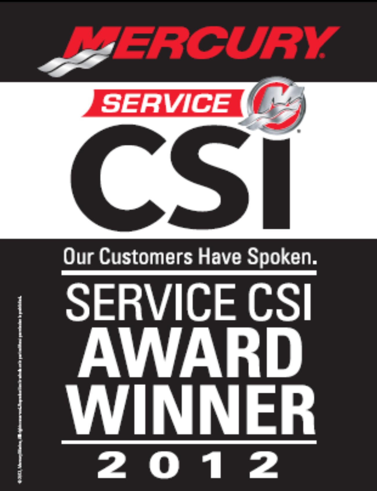 Mercury CSI Award